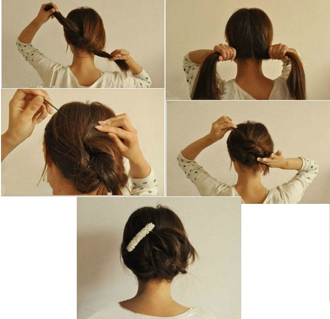 Học 5 kiểu búi tóc đơn giản