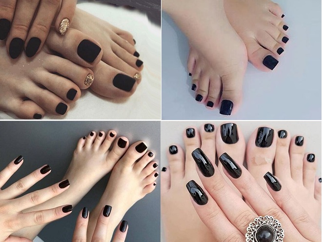 Tổng hợp với hơn 52 về mẫu nail chân đẹp màu đen hay nhất  Du học Akina