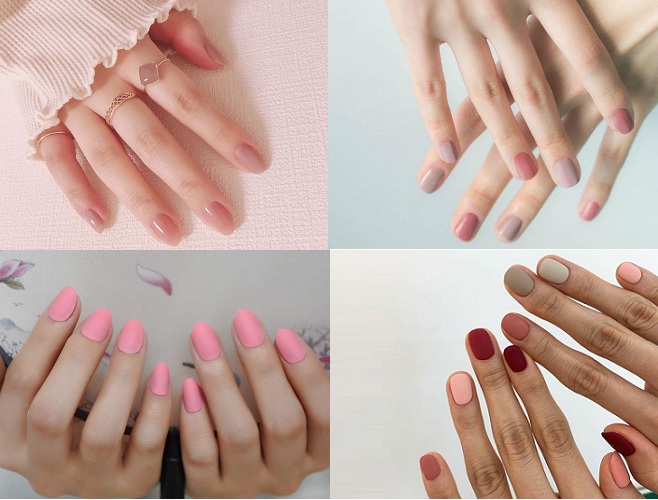4 kiểu nail quật màu sắc hồng trơn